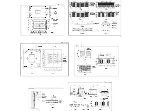 乒乓球室室内装饰CAD施工图集cad施工图
