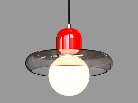  LampsShop 彩色小吊灯3d模型 