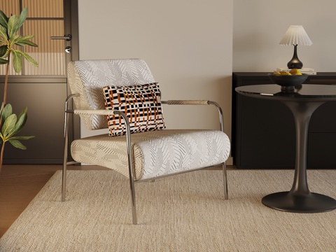 现代休闲椅 沙发椅su模型