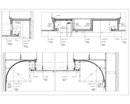 天花节点大样详图cad施工图cad施工图