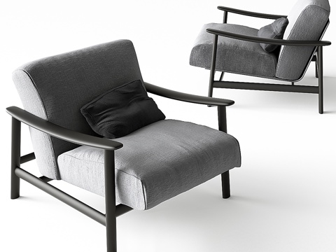  现代休闲椅子3d模型 