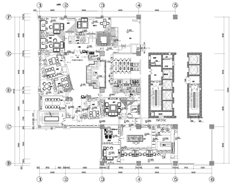 茶楼 茶馆  最新全套施工图合集cad施工图