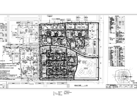 危改小区规划总平面图cad施工图