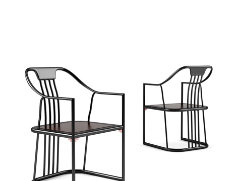  新中式圈椅椅子模型3d模型 