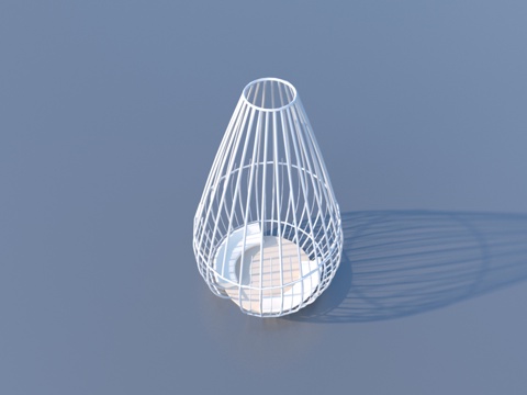  镂空 抽象 穹顶 异形廊架3d模型 