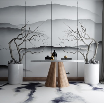  现代沙发茶几组合3d模型 