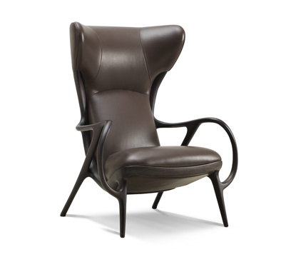  现代单椅休闲椅3d模型 