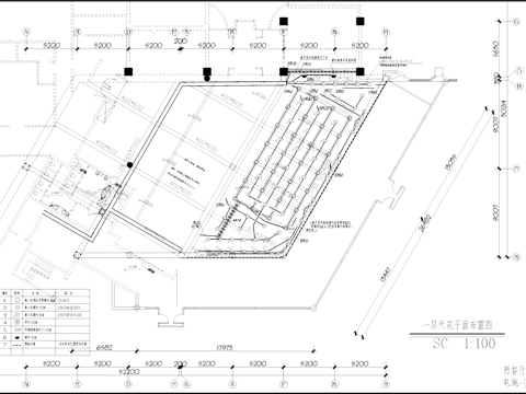 西餐厅室内工装平面电气图CAD施工图cad施工图
