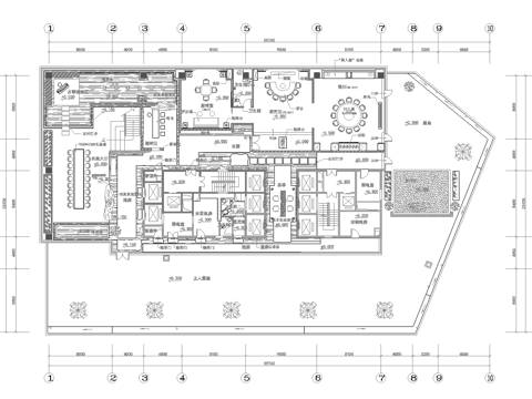 茶楼 茶馆  最新全套施工图合集cad施工图