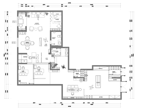  茶楼 茶馆  最新全套施工图合集cad施工图 