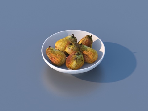  水果 食物3d模型 