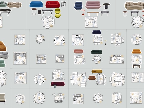 法国Ligne Roset写意空间cad图库cad施工图