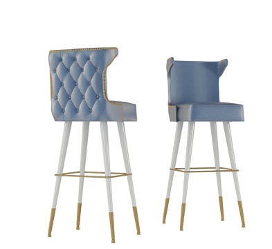  简欧吧椅 吧椅3d模型 