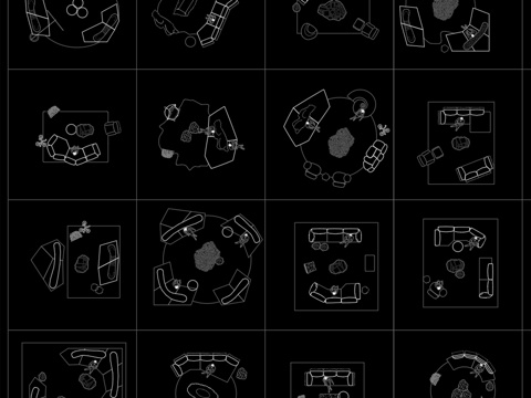 意大利edra 家居cad图库cad施工图