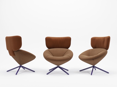  现代单椅3d模型 