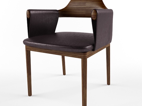  现代休闲椅子3d模型 