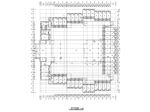 商业广场合院戏楼饭店茶楼建筑CAD施工图cad施工图