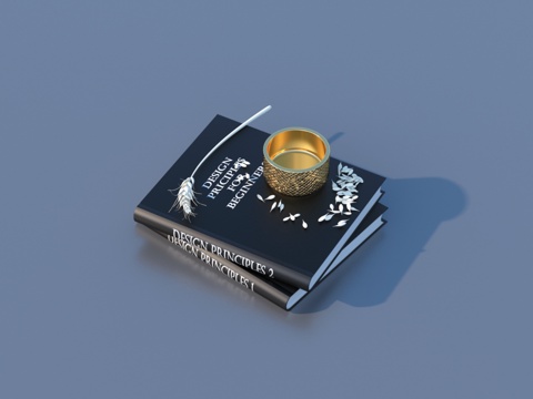  书 小说 工艺摆件 艺术品3d模型 