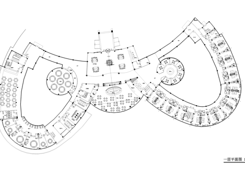 青剑湖异型宾馆酒店室内工装CAD施工图cad施工图