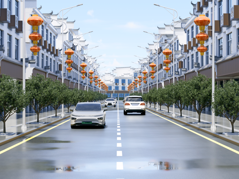 徽派建筑su模型