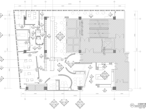  茶楼 茶馆  最新全套施工图合集cad施工图 