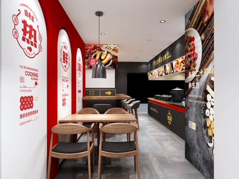 捞东家餐厅施工图cad施工图