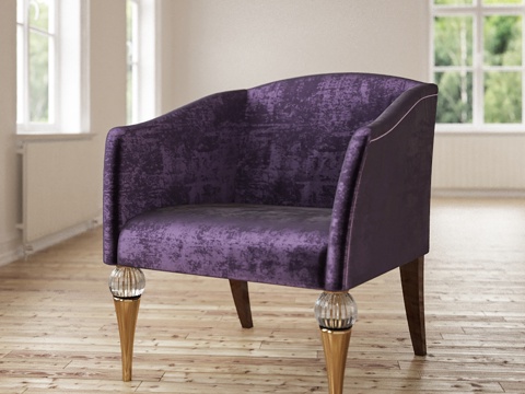  现代休闲椅子3d模型 