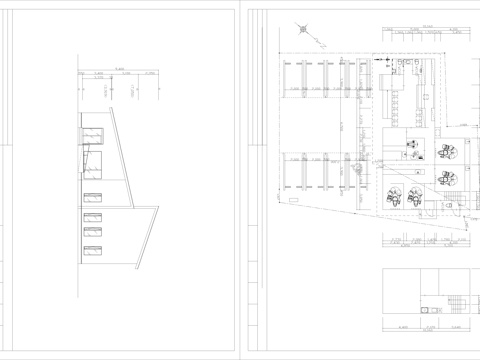 牙科诊所平立面图cad施工图