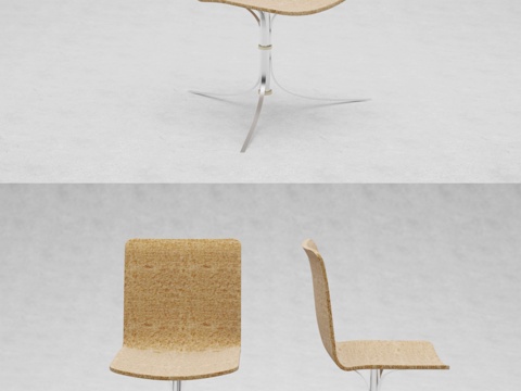  现代办公椅3d模型 