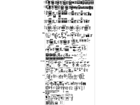 服装店衣柜展柜展示台CAD详图cad施工图