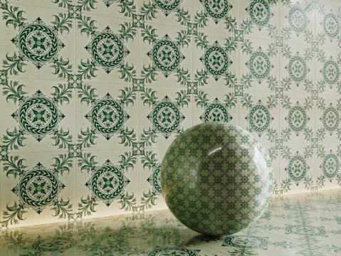  法式拼花瓷砖 厨房瓷砖 洗手间瓷砖 地砖 墙砖 花砖3d模型 