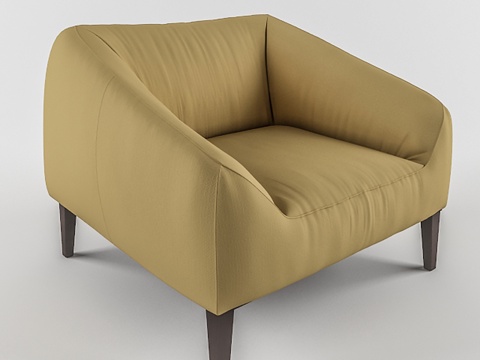  现代休闲椅子3d模型 