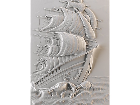  浮雕背景墙3d模型 