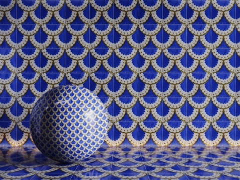 法式拼花瓷砖 厨房瓷砖 洗手间瓷砖 地砖 墙砖 花砖su模型