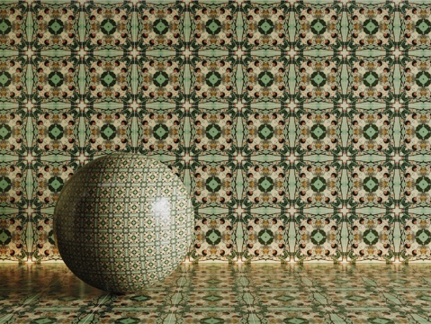  法式拼花瓷砖 厨房瓷砖 洗手间瓷砖 地砖 墙砖 花砖3d模型 