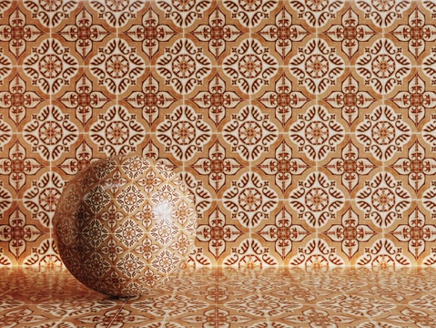  法式拼花瓷砖 厨房瓷砖 洗手间瓷砖 地砖 墙砖 花砖3d模型 