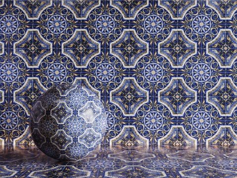 法式拼花瓷砖 厨房瓷砖 洗手间瓷砖 地砖 墙砖 花砖su模型