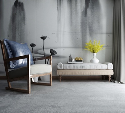  现代沙发茶几组合3d模型 