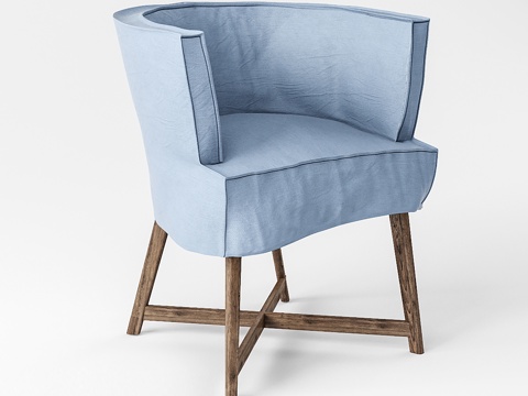  现代休闲椅子3d模型 