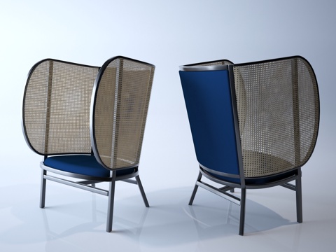  现代休闲椅子3d模型 