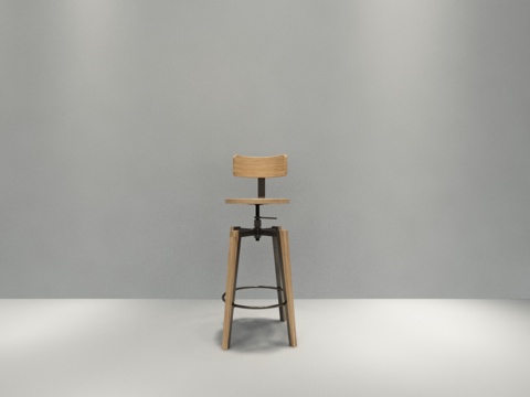  北欧休闲椅模型3d模型 