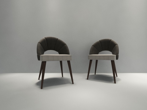  北欧休闲椅模型3d模型 