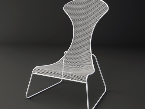  工来风户外休闲椅3d模型 