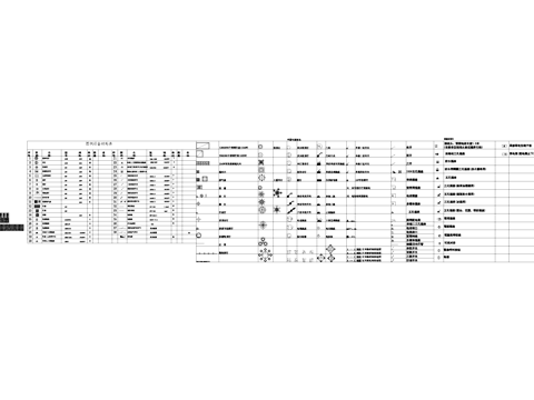 开关插座灯具电器CAD图例cad施工图