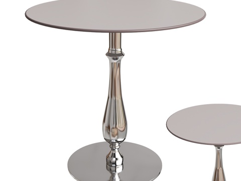  圆几边几3d模型 