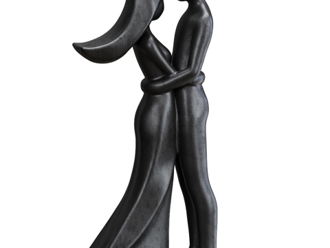  人雕塑摆件3d模型 