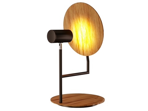  Natconcepts 原木风台灯3d模型 