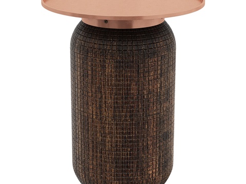  角几圆几3d模型 