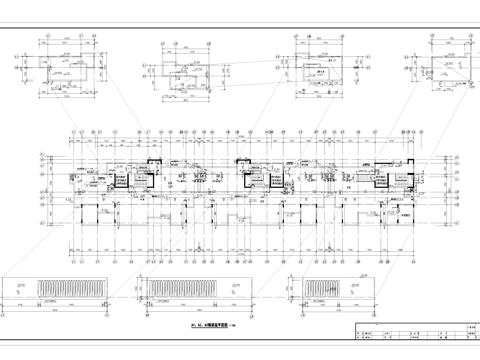 十四层一梯六户小户型住宅建筑CAD施工图cad施工图