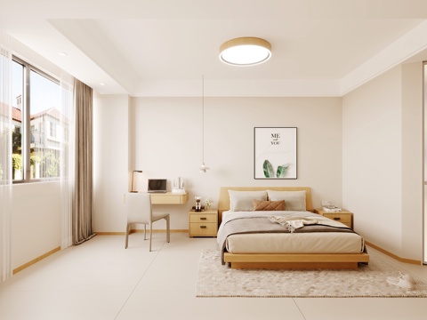  主卧 次卧3d模型 